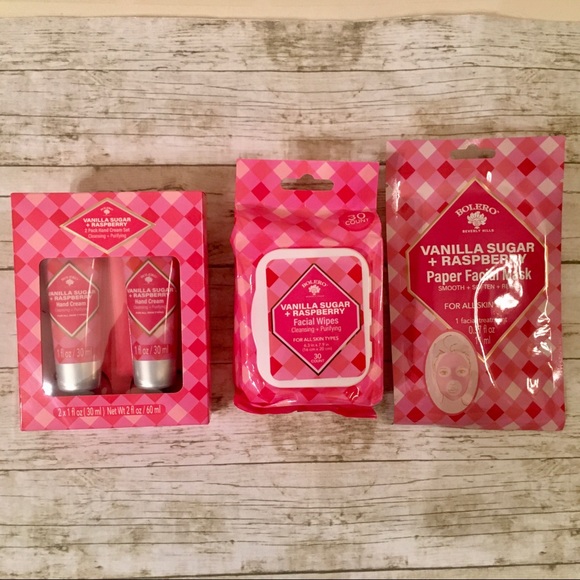 Spa Set of Bolero Products Vanilla Sugar/Raspberry - Picture 3 of 6